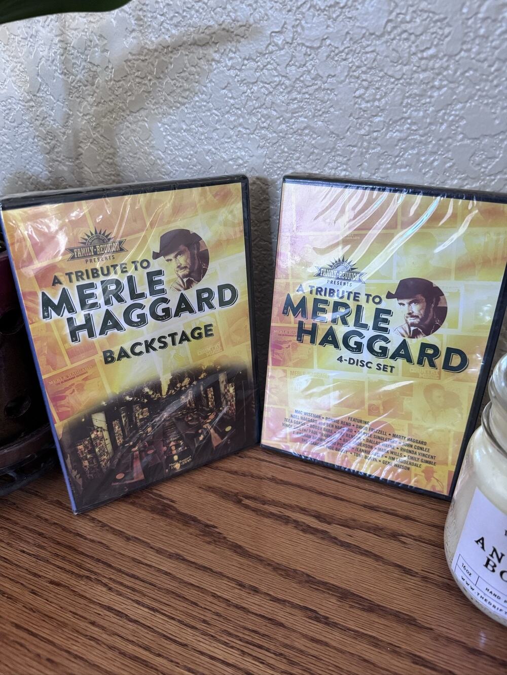 Gabriel Communications A Tribute to Merle Haggard 4-Disc DVD Backstage Lot of 2